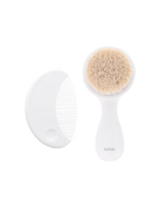 TUTETE SET PEINE Y CEPILLO BLANCO