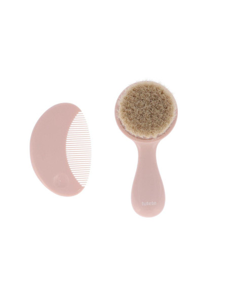 TUTETE SET PEINE Y CEPILLO ROSA