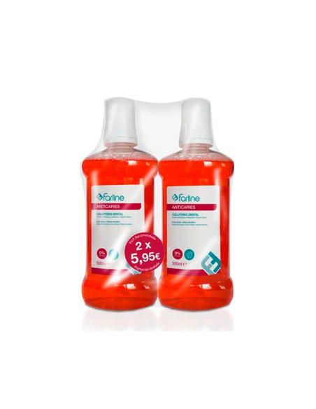 FARLINE COLUTORIO ANTICARIES 2X500ML