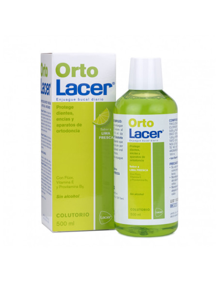 LACER ORTODENT COLUTORIO 500 ML LIMA FRESCA