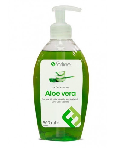 FARLINE JABON DE MANOS ALOE VERA 1 ENVASE 500 ML