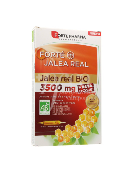 FORTE JALEA REAL BIO 3500 MG 10 AMPOLLAS 15 ML