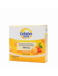 CEBION 1000 GRANULADO SOLUCION ORAL 12 SOBRES