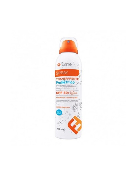 FARLINE SPRAY TRANSPARENTE PEDIATR SPF50+ 200ML