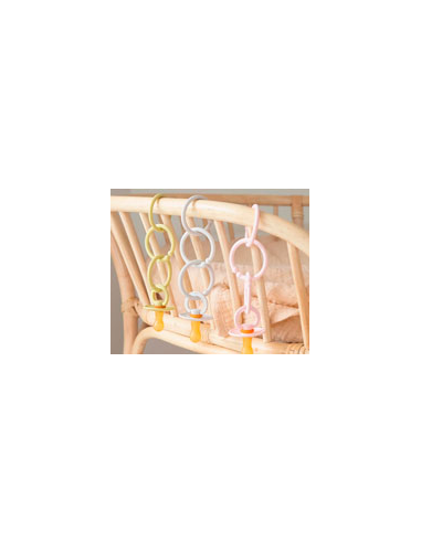 TUTETE ANILLAS CUELGA JUGUETES LOOPS H/M/B 12 U
