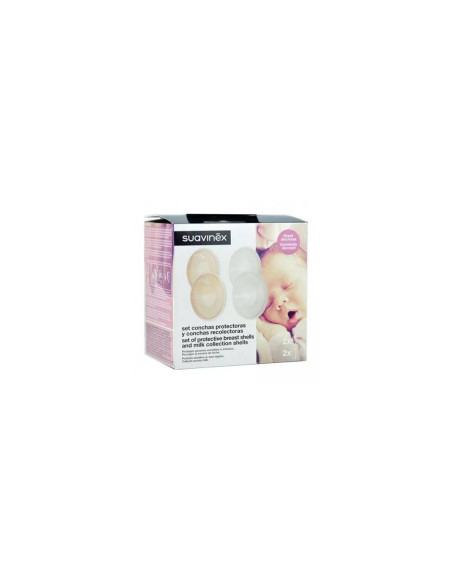 CONCHAS PROTECTORAS + RECOLECTORAS SUAVINEX SET