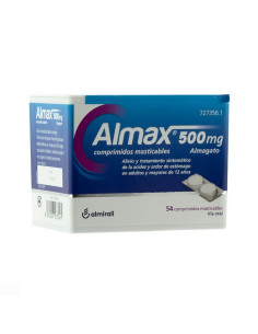 ALMAX 500 MG 54 COMPRIMIDOS MASTICABLES