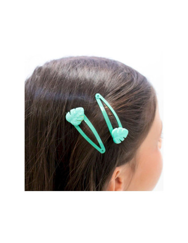 YUKO B. DANDINI CLIPS PELO HOJA VERDE