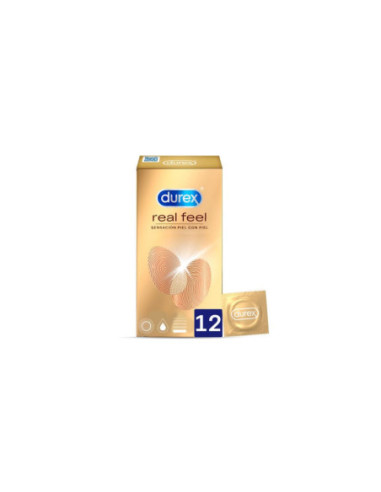 DUREX REAL FEEL PRESERVATIVO SIN LATEX 12 U