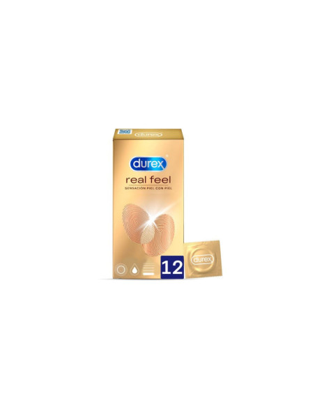 DUREX REAL FEEL PRESERVATIVO SIN LATEX 12 U