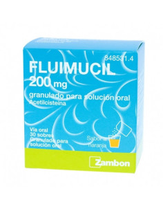 FLUIMUCIL 200 MG 30 SOBRES GRANULADO