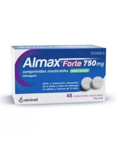 ALMAX FORTE 750 MG 48 COMPRIMIDOS MASTICABLES SA