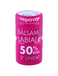 REPAVAR BALSAMO LABIAL SPF 15 DUPLO 10 ML