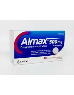 ALMAX 500 MG 48 COMPRIMIDOS MASTICABLES