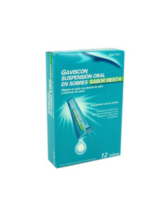 GAVISCON 12 SOBRES SUSPENSION ORAL MENTA 10 ML