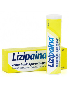 LIZIPAINA CLORHEXIDINA/BENZOCAINA 5/2.5 MG 20 CO