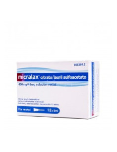 MICRALAX EMULSION RECTAL 12 MICROENEMAS 5 ML