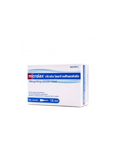 MICRALAX EMULSION RECTAL 12 MICROENEMAS 5 ML