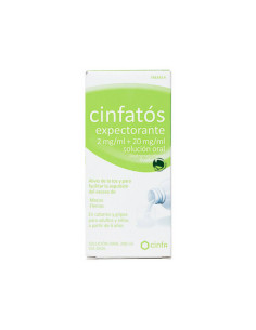 CINFATOS EXPECTORANTE 2/20 MG/ML SOLUCION ORAL 2