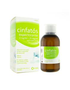 CINFATOS EXPECTORANTE 2/20 MG/ML SOLUCION ORAL 2