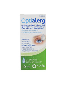 OPTIALERG 5/0.25 MG/ML COLIRIO 1 FRASCO SOLUCION