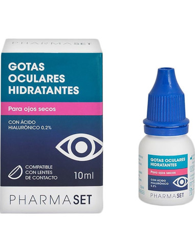 PHARMASET GOTAS OCULARES HIDRATANTES 1 ENVASE 10