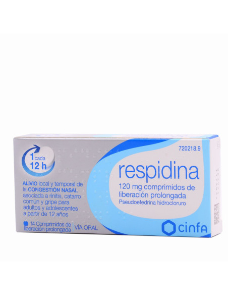 RESPIDINA 120 MG COMPRIMIDOS LIBERACION PROLONGA
