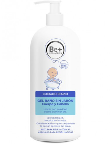 BE+ PEDIATRICS GEL DE BAÑO CUERPO/CABELLO SIN JA