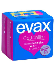 COMPRESAS EVAX COTTONLIKE ALAS NORMAL 19
