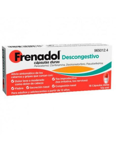 FRENADOL DESCONGESTIVO 16 CAPSULAS