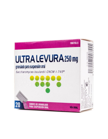 ULTRA-LEVURA 250 MG 20 SOBRES