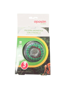 APOSAN PULSERA AROMATICA CITRONELA 3 U
