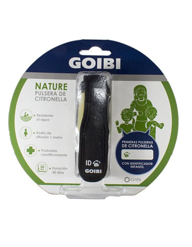 GOIBI PULSERA DE CITRONELLA NATURE 1 PULSERA NEG