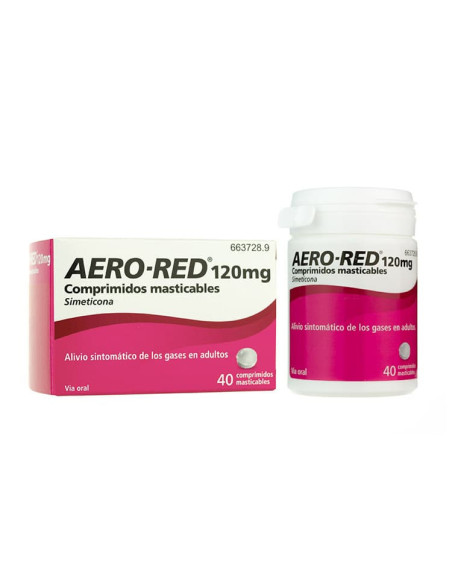 AERO RED 120 MG 40 COMPRIMIDOS MASTICABLES