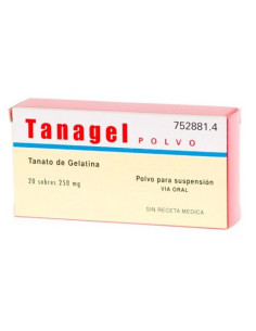 TANAGEL POLVO 250 MG 20 SOBRES