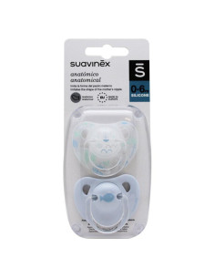 SUAVINEX CHUPETE SILICONA ANATOMICO 0 - 6 M 2UD
