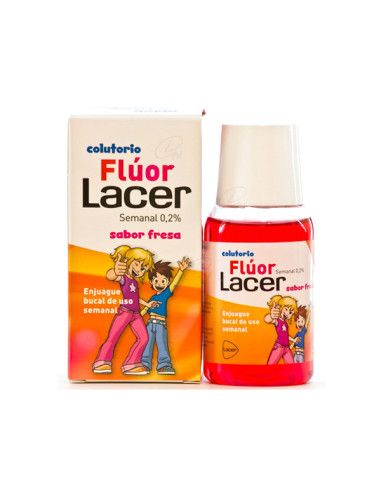 LACER FLUOR JUNIOR SEMANAL100 ML FRESA
